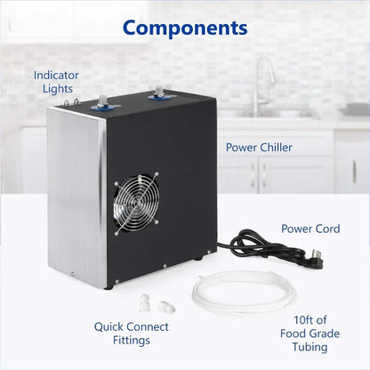 home.Universal Chiller Cooling System for Water Filters – Compatible with Reverse Osmosis Filtration Systems – Inc