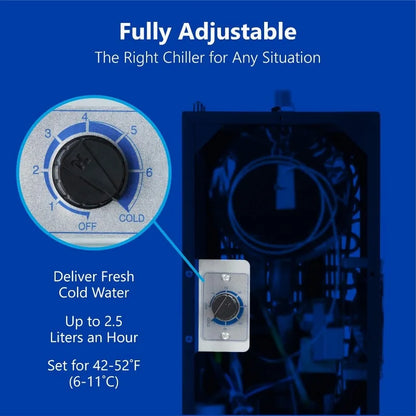 home.Universal Chiller Cooling System for Water Filters – Compatible with Reverse Osmosis Filtration Systems – Inc